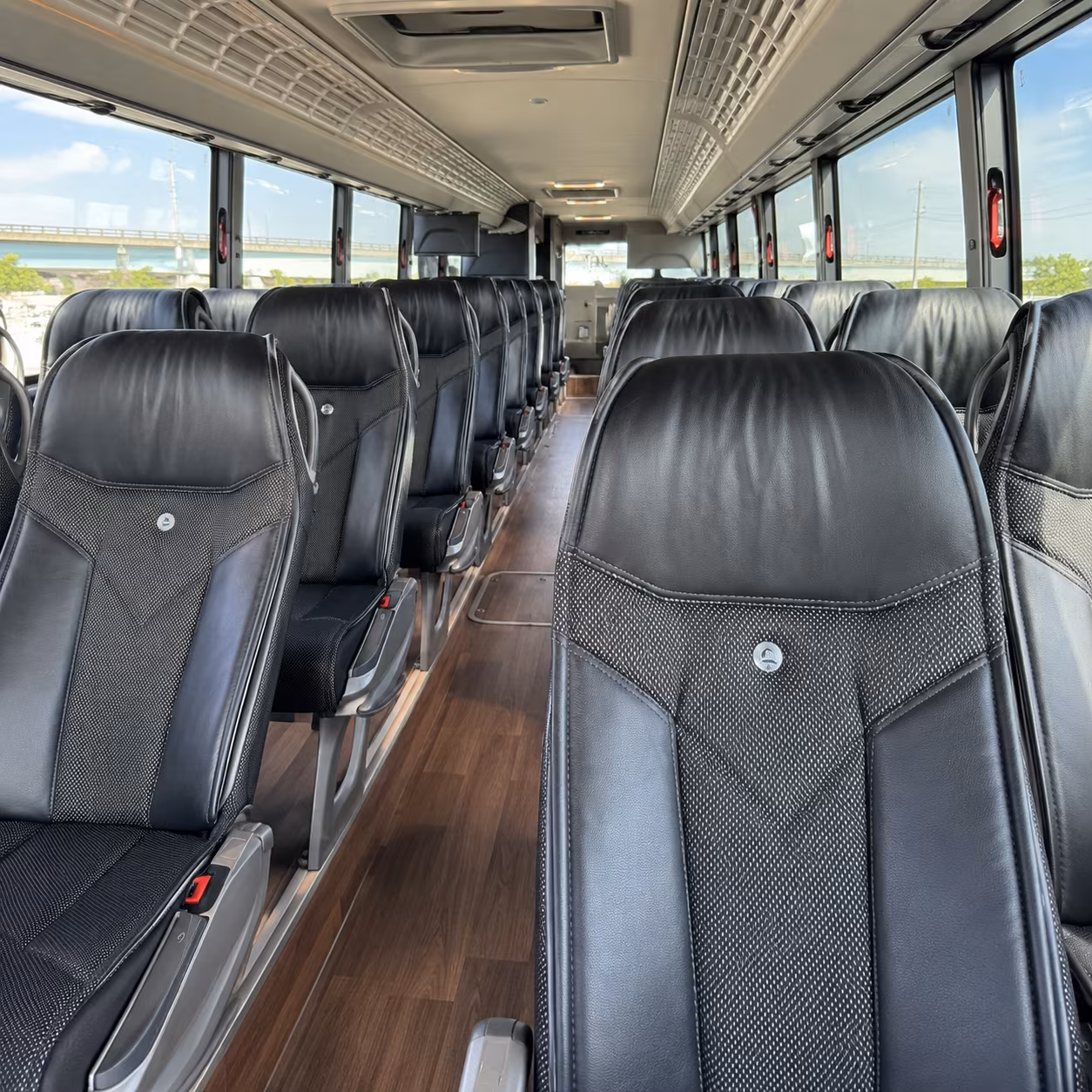 charter buses for corporate events at the pueblo convention center