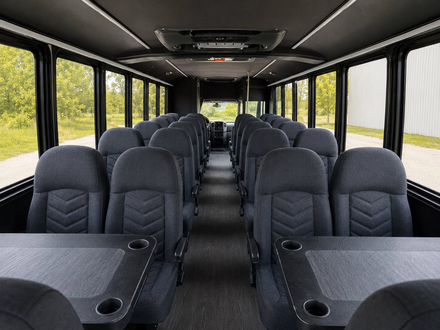 pueblo 15 passenger minibus inside