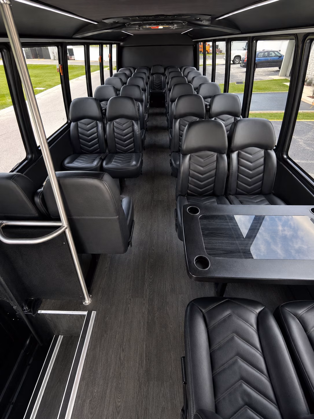 pueblo 20 passenger minibus inside