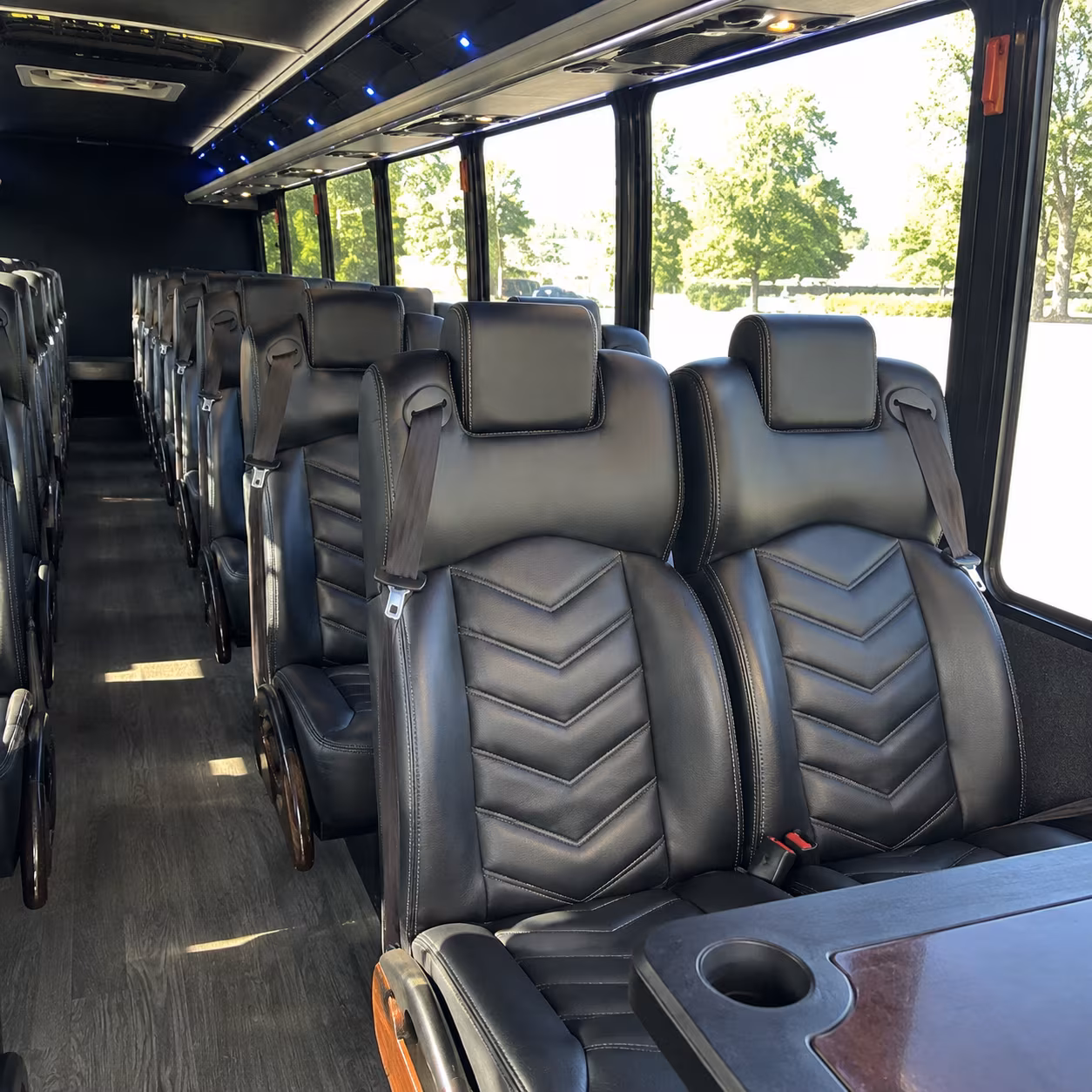 pueblo 30 passenger minibus interior
