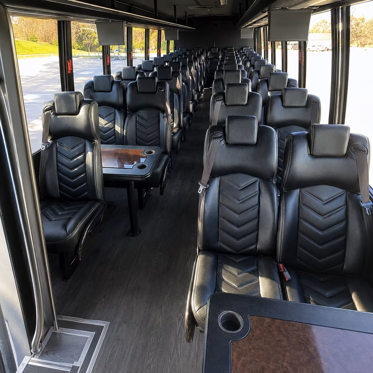 pueblo 35 passenger minibus interior