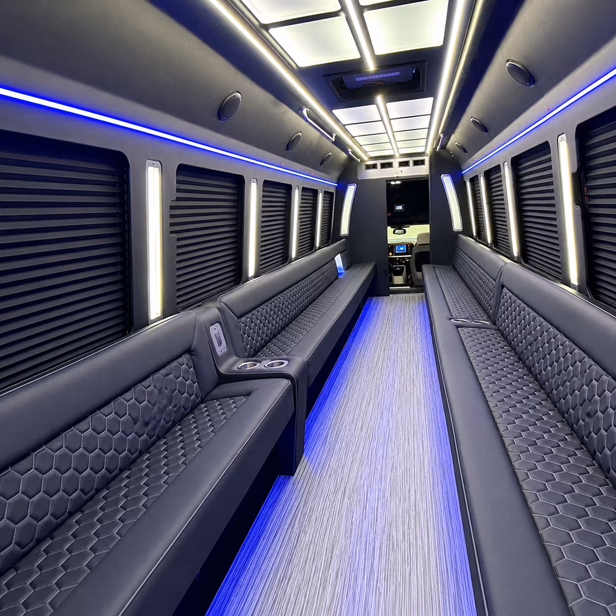 pueblo party bus interior